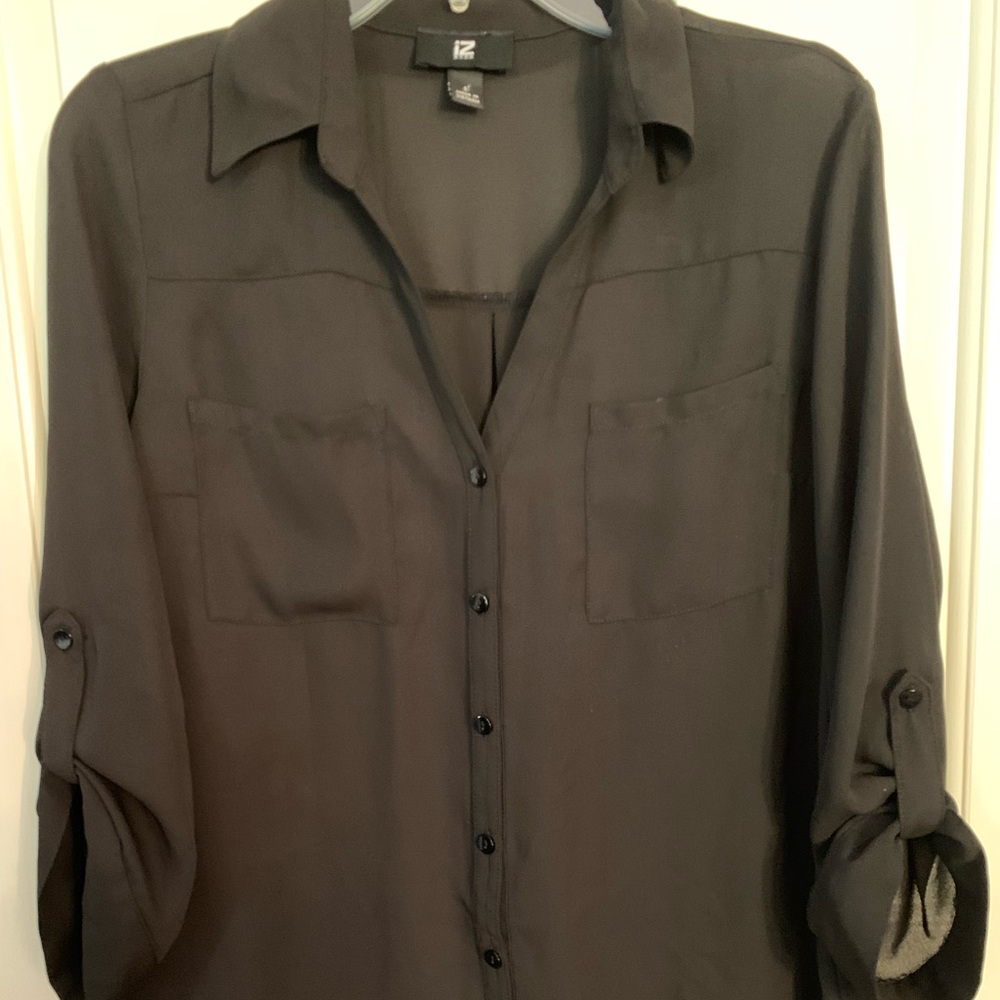 Black 3/4 Sleeve Top